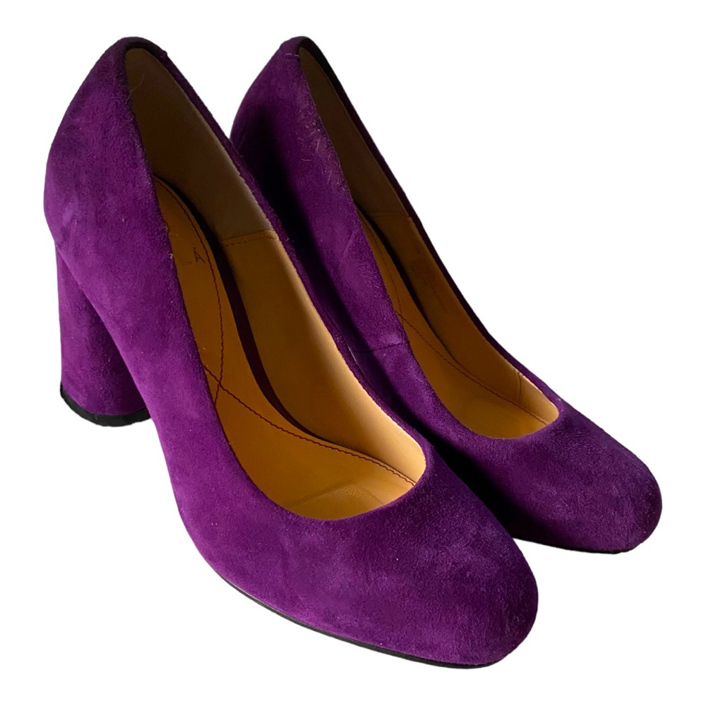 Isola Purple Suede Heels